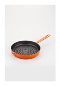 Esse Chambery Döküm Saplı Demir Döküm 28 cm Grill Tava Turuncu