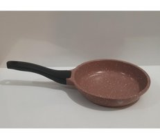 Thermoad Plastik Saplı Döküm 20 cm Düz Tava Pembe