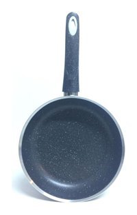 Evinda Plastik Saplı Granit 18 cm Düz Tava Mavi