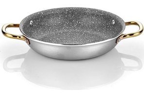 Altınbaşak Alu Çelik Saplı Alüminyum 14 cm Sahan Tava Gri