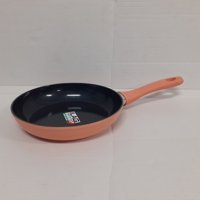 Gülsan Ceraflon Plastik Saplı Seramik 24 cm Düz Tava Turuncu