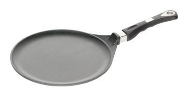 Amt D-AMT128 Plastik Saplı Döküm 28 cm Krep Tava Gri