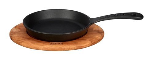 Lava Ahşap Altlıklı LV ECO Y STV 16 K4 Döküm 16 cm Kızartma Tava Siyah