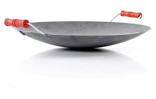 Yaman Ticaret Plastik Saplı Döküm 30 cm Saç Tava Gri