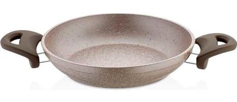 Papilla Vilma Plastik Saplı Alüminyum 20 cm Sahan Tava Krem