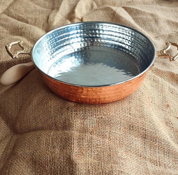 Maraş Market No:2 Bakır 16 cm Sahan Tava
