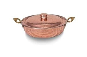 Turna Bakır Beyoğlu No:1 7576-1 Bakır 18 cm Wok Tava