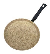 Falez Plastik Saplı Alüminyum 22 cm Krep Tava Krem