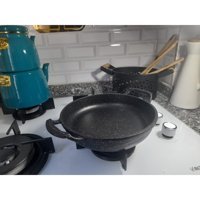 Alkar Granit Saplı Döküm 20 cm Sahan Tava Siyah