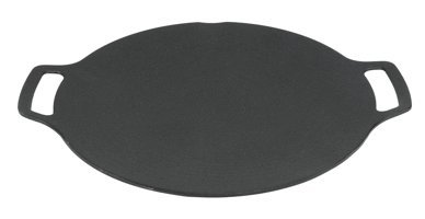 Generic Döküm Saplı Alüminyum 25 cm Grill Tava Siyah