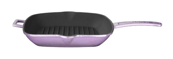Lava Kare Döküm 26x26 cm Grill Tava Mor