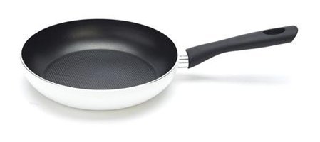 Esse Novos Larix Plastik Saplı Alüminyum 24 cm Düz Tava Beyaz