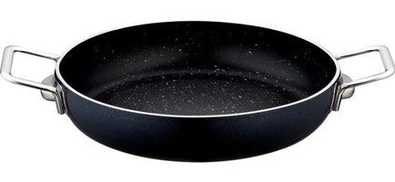 Zest Gusto 100235 Çelik Saplı Döküm 18 cm Sahan Tava Siyah