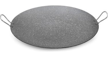 Alkar Metal Saplı Granit 34 cm Saç Tava Siyah
