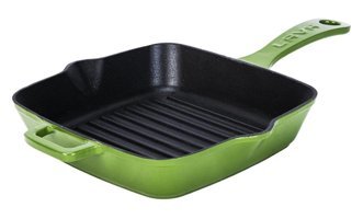 Lava Kare Döküm 20x20 cm Grill Tava Yeşil