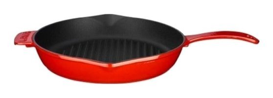 Lava Döküm 28 cm Grill Tava Kırmızı
