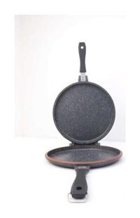 Thermoad Plastik Saplı Alüminyum Döküm 28 cm balık Tava Gri