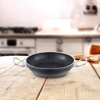 Güral Porselen Çelik Saplı Granit 18 cm Sahan Tava Gri