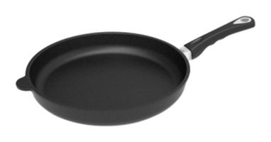 Amt Gastroguss 528E Plastik Saplı Döküm 28 cm Kızartma Tava Siyah