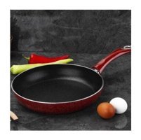 Taç Plastik Saplı Granit 30 cm Düz Tava Bordo