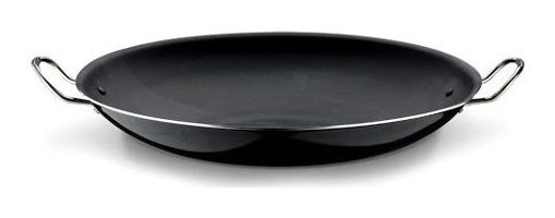 Ulutaş Metal Saplı 24 cm Saç Tava Siyah