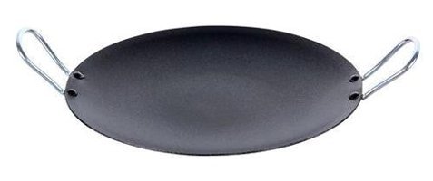 Taşhan T-0195 Metal Saplı Alüminyum 38 cm Saç Tava Siyah