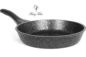 Fairy Tales Thermo Taban Plastik Saplı Döküm 26 cm Sahan Tava Siyah