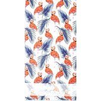Deafox Flamingo Pamuklu Plaj Havlusu Çok Renkli