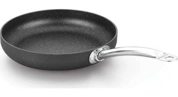 Korkmaz Proline Nero A1254 Çelik Saplı Teflon 28 cm Düz Tava Siyah