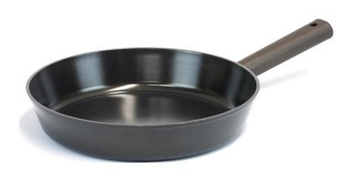 Neoflam Nobless Plastik Saplı Döküm 28 cm Düz Tava Siyah