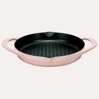 Pot Art Döküm 30 cm Grill Tava Pembe