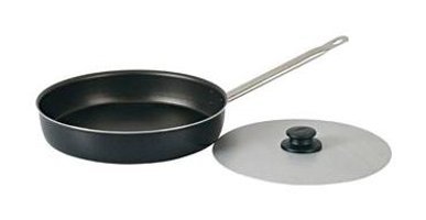 Mehtap Çelik Saplı Teflon 34 cm Balık Tava Siyah