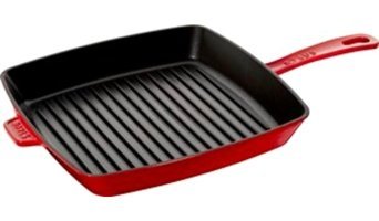Staub Döküm 30 cm Grill Tava Kırmızı
