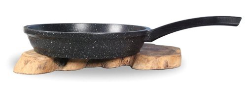 Khor Negro Döküm 18 cm Düz Tava Siyah
