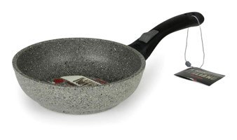 Flonal Monalite Plastik Saplı Alüminyum 20 cm Kızartma Tava Gri