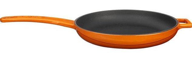 Lava Döküm 20 cm Kızartma Tava Turuncu