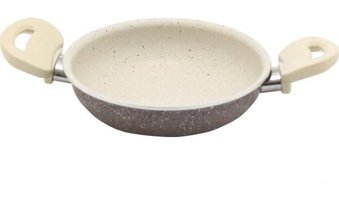 Essenso Plastik Saplı Granit 18 cm Sahan Tava Krem