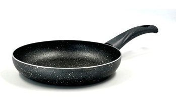 Janett Plastik Saplı Granit 20 cm Düz Tava Gri