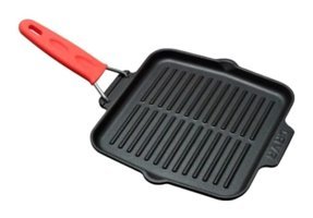 Lava Lv ECO KGT 2121 T Demir Saplı Döküm 21 cm Grill Tava Kırmızı