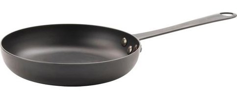 Hobiceyiz Vardagen Çelik 20 cm Düz Tava Siyah