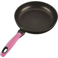 Leggno CLR2800TV24VL Plastik Saplı Titanyum 24 cm Düz Tava Pembe