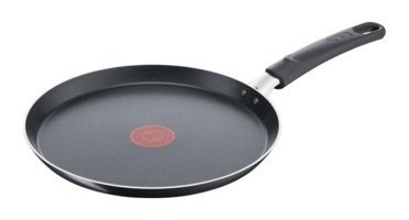 Tefal 1x DaybyDayOne 2100117534 Plastik Saplı Titanyum 25 cm Krep Tava Siyah