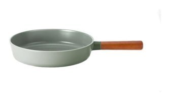 Neoflam Fika Ahşap Saplı Alüminyum 28 cm Düz Tava Gri