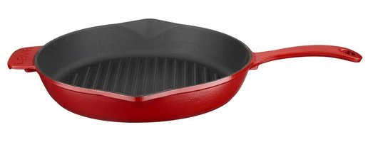 Lava Spring Döküm 28 cm Grill Tava Kırmızı