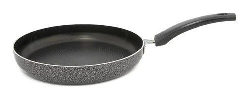 Leydi Plastik Saplı Alüminyum 32 cm Kızartma Tava Gri