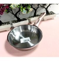 Yıldız Çelik Melisa Plastik Saplı Çelik 16 cm Sos Tava Gri