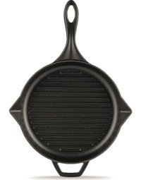 Hosse Döküm Saplı Alüminyum 28 cm Grill Tava Siyah
