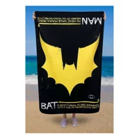 Dogo Mare Black and Yellow Batman Plaj Havlusu Çok Renkli