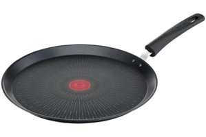 Tefal 6X Unlimitedone Plastik Saplı Alüminyum 28 cm Krep Tava Siyah