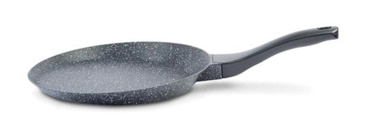 Thermoad Plastik Saplı 26 cm Krep Tava Gri